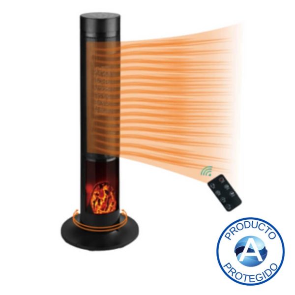 TORRE CALEFACTOR EFECTO FUEGO